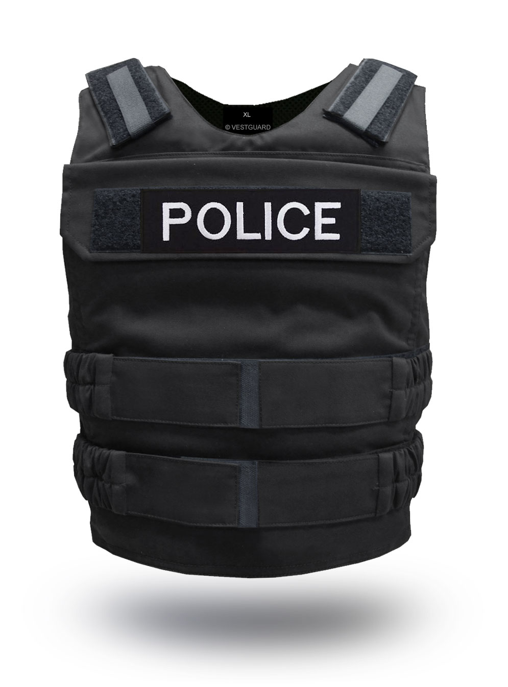 Covert Tactical Body Armour Plate Carrier (Cover Only) - black police