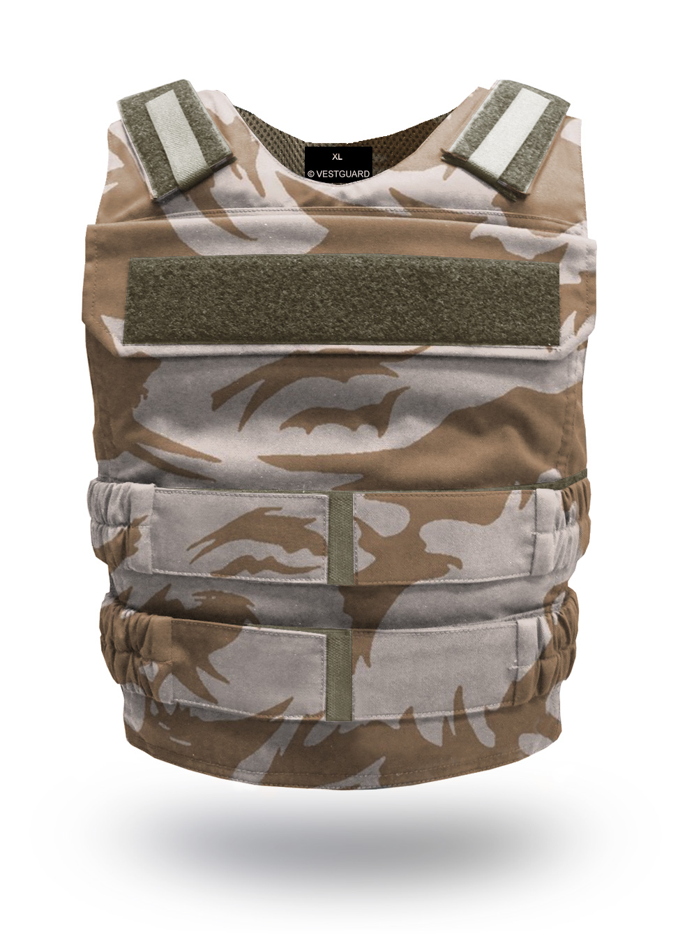 Covert Tactical Body Armour Plate Carrier (Cover Only) - desert cam