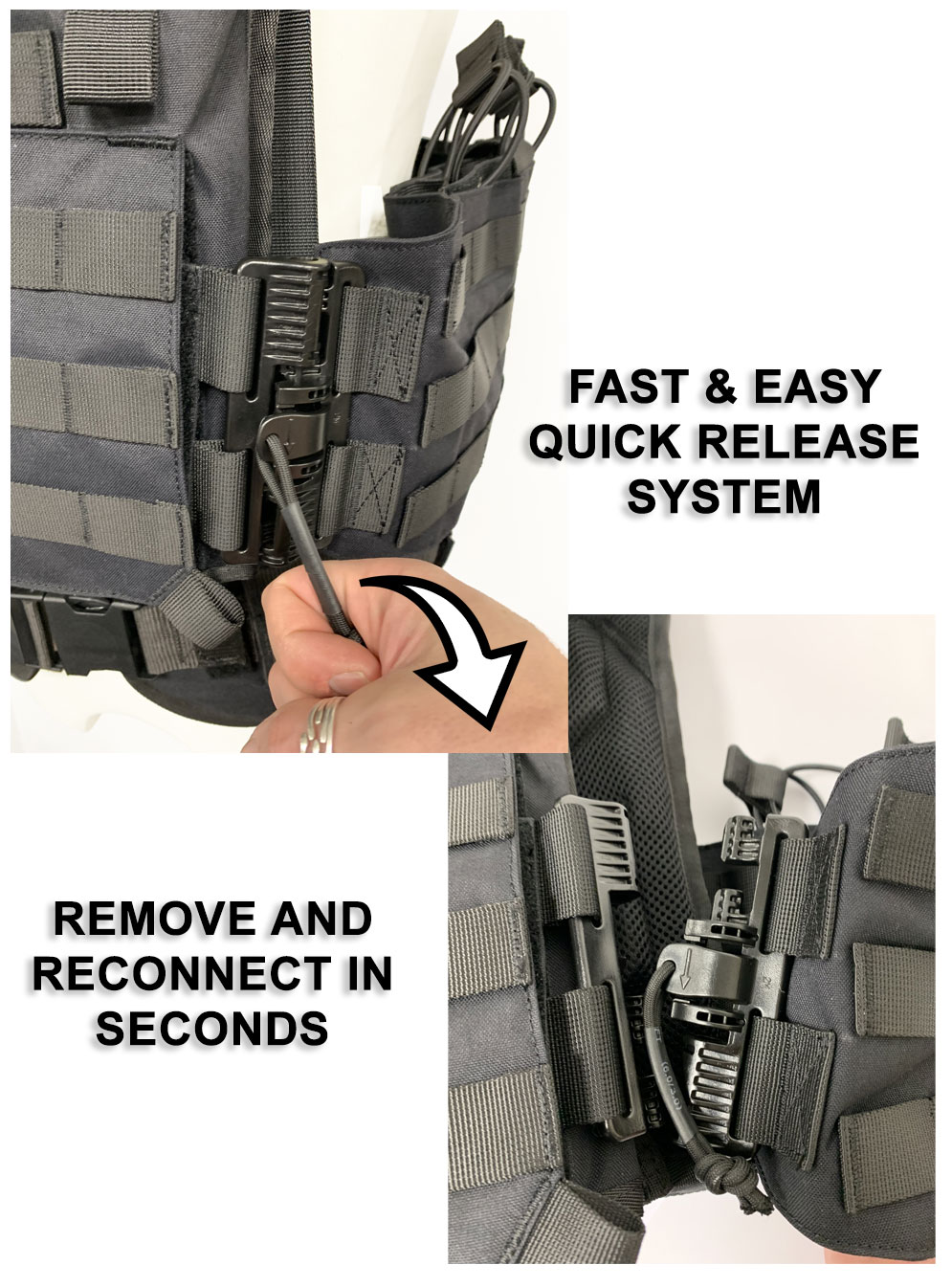 VestGuard Tactical Hard Armour Plate Carrier Ballistic Bodyarmour Vest ...