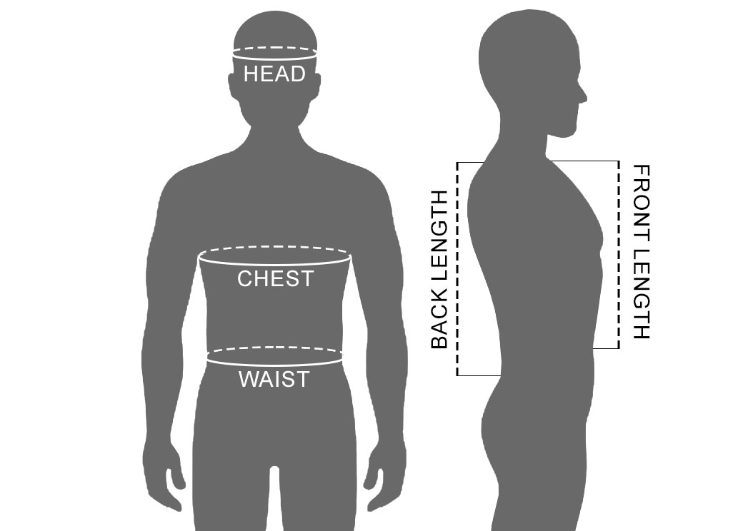 Sizing Guides vestguard.co.uk